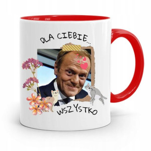Kubek Czerwony Donald Tusk Po Platforma Prezent