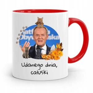 Kubek Czerwony Donald Tusk Po Platforma Prezent