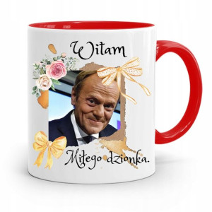 Kubek Czerwony Donald Tusk Po Platforma Prezent
