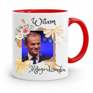 Kubek Czerwony Donald Tusk Po Platforma Prezent