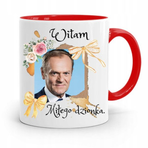 Kubek Czerwony Donald Tusk Po Platforma Prezent