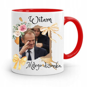 Kubek Czerwony Donald Tusk Po Platforma Prezent