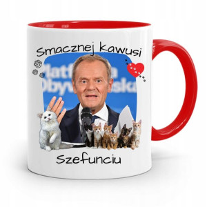 Kubek Czerwony Donald Tusk Po Platforma Prezent