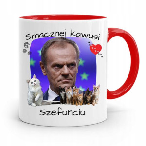 Kubek Czerwony Donald Tusk Po Platforma Prezent