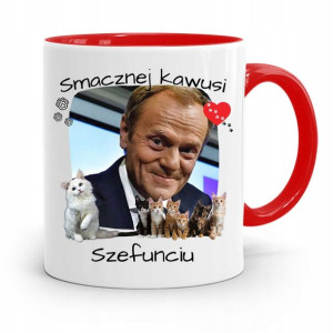 Kubek Czerwony Donald Tusk Po Platforma Prezent