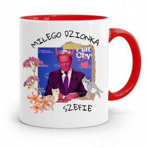 Kubek Czerwony Donald Tusk Po Platforma Prezent