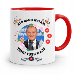Kubek Czerwony Donald Tusk Po Platforma Prezent