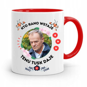 Kubek Czerwony Donald Tusk Po Platforma Prezent
