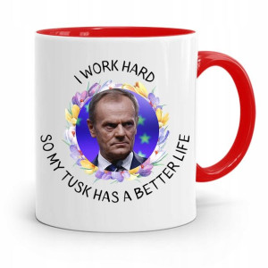 Kubek Czerwony Donald Tusk Po Platforma Prezent