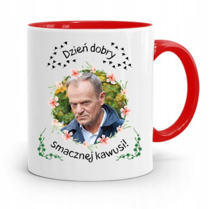 Kubek Czerwony Donald Tusk Po Platforma Prezent