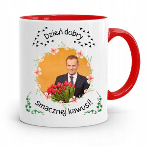 Kubek Czerwony Donald Tusk Po Platforma Prezent