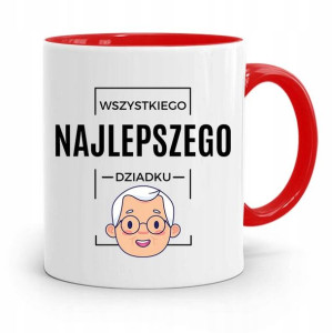 Kubek Czerwony Dziadka Wszystkiego Najlepszego