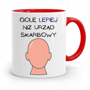 Kubek Czerwony Fryzjera Gole Lepiej Niż Urząd