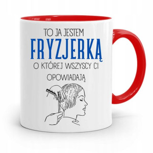 Kubek Czerwony Fryzjerki O Której Wszyscy Mówią