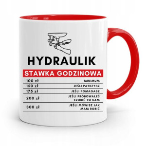 Kubek Czerwony Hydraulika Stawka Godzinowa