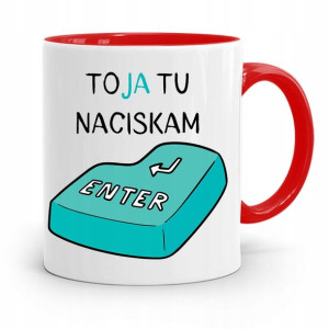 Kubek Czerwony Informatyka Programisty Enter