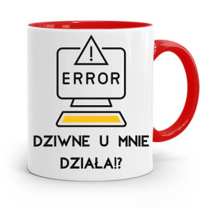 Kubek Czerwony Informatyka Programisty Error
