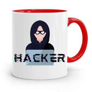 Kubek Czerwony Informatyka Programisty Hacker