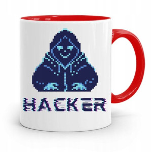 Kubek Czerwony Informatyka Programisty Hacker