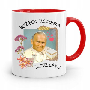 Kubek Czerwony Jan Paweł Ii Papaj Bożego Dzionka