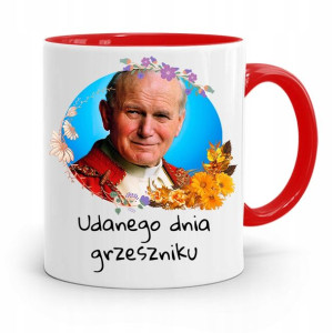 Kubek Czerwony Jan Paweł Ii Papaj Grzeszniku