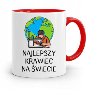 Kubek Czerwony Krawca Krawcowej Najlepszy Na
