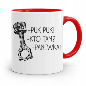 Kubek Czerwony Mechanika Puk Puk Kto Tam? Panewka!