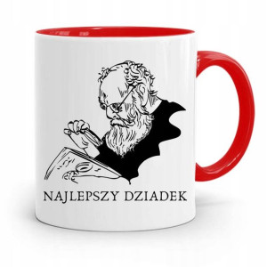 Kubek Czerwony Na Dzień Dziadka Najlepszy Dziadek