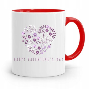 Kubek Czerwony Na Walentynki Happy Valentines Day