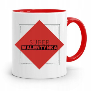 Kubek Czerwony Na Walentynki Super Walentynka