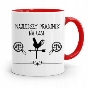 Kubek Czerwony Prawnika Najlepszy Prawnik Na Wsi