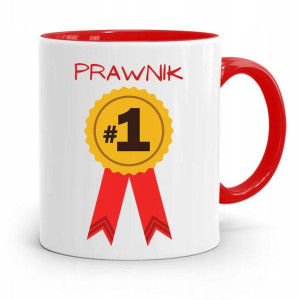Kubek Czerwony Prawnika Prawnik Na Medal Prezent