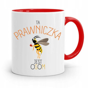Kubek Czerwony Prawnika Ta Prawniczka Jest Osom
