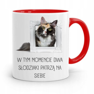 Kubek Czerwony Prezent Dla Chłopaka Dwa Słodziaki
