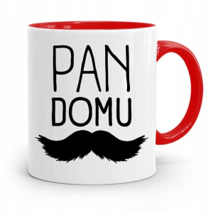 Kubek Czerwony Prezent Dla Chłopaka Pan Domu