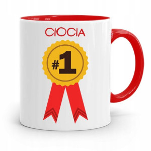 Kubek Czerwony Prezent Dla Cioci Ciocia #1