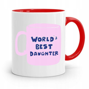 Kubek Czerwony Prezent Dla Córki Best Daughter