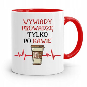 Kubek Czerwony Prezent Dla Dziennikarza Reportera