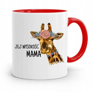 Kubek Czerwony Prezent Dla Mamy Jej Eysokość Mama
