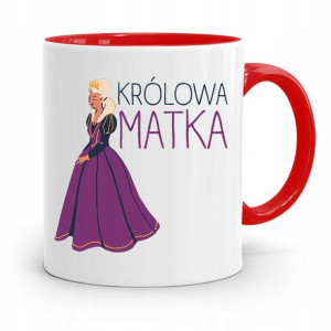 Kubek Czerwony Prezent Dla Mamy Królowa Matka
