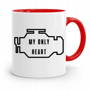 Kubek Czerwony Prezent Dla Mechanika My Only Heart