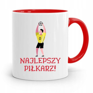 Kubek Czerwony Prezent Dla Najlepszego Piłkarza