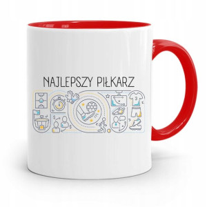 Kubek Czerwony Prezent Dla Najlepszego Piłkarza