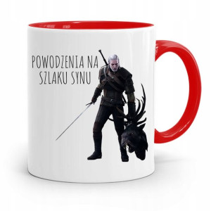 Kubek Czerwony Prezent Dla Syna Powodzenia Synu