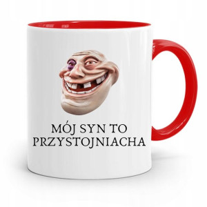 Kubek Czerwony Prezent Dla Syna Przystojniacha