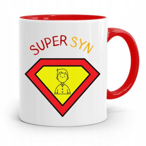 Kubek Czerwony Prezent Dla Syna Super Syn