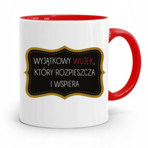 Kubek Czerwony Prezent Dla Wujka Wyjątkowy Wujek