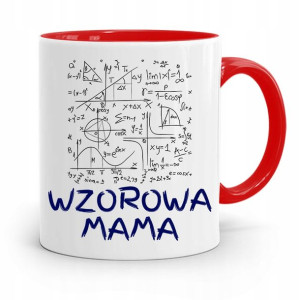 Kubek Czerwony Prezent Dla Wzorowej Mamy Matki