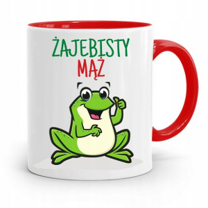 Kubek Czerwony Prezent Dla Żajebistego Męża