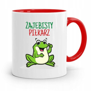 Kubek Czerwony Prezent Dla Żajebistego Piłkarza